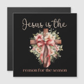 イエスがクリスマス・イエスの季節の理由である (正面/裏面)