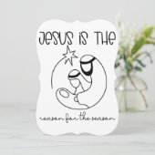 イエスがクリスマス・イエスの季節の理由である カード (スタンド正面)