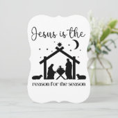 イエスがクリスマス・イエスの季節の理由である カード (スタンド正面)