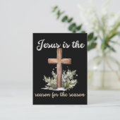 イエスがクリスマス・イエスの季節の理由である ポストカード (スタンド正面)