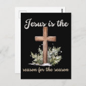 イエスがクリスマス・イエスの季節の理由である ポストカード (正面/裏面)
