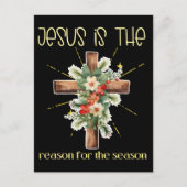 イエスがクリスマス・イエスの季節の理由である ポストカード (正面)
