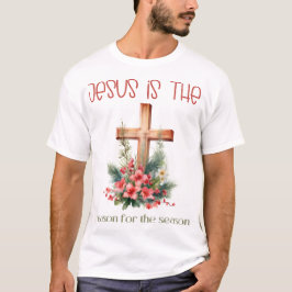 イエスがクリスマス・イエスの季節の理由である Tシャツ