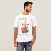 イエスがクリスマス・イエスの季節の理由である Tシャツ (正面フル)