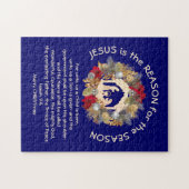 イエスがクリスマス・クリスチャンの理由である ジグソーパズル (横)