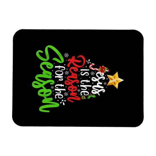 イエスがシーズンツリークリスチャンの理由だ マグネット (横)