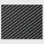 イエスがシーズンブラックの理由 ラッピングペーパー (フラット)