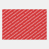 イエスがシーズンレッドの理由 ラッピングペーパーシート (正面3)