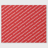 イエスがシーズンレッドの理由 ラッピングペーパー (フラット)