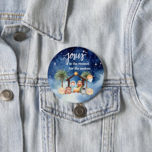 イエスがシーズン出生ボタンの理由 缶バッジ (インサイチュ)