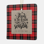 イエスがシーズン水牛のプレイドの理由 セラミックオーナメント (左)