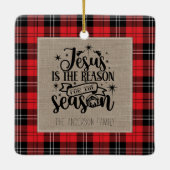 イエスがシーズン水牛のプレイドの理由 セラミックオーナメント (裏面)