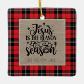 イエスがシーズン水牛のプレイドの理由 セラミックオーナメント (正面)