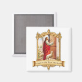 イエスがドアをノックするCG0244 マグネット (正面/裏面)