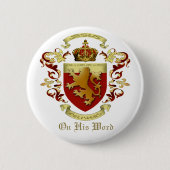 イエスがボタンを渡す 缶バッジ (正面)