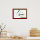 イエスがポスターの理由 ポスター (キッチン)