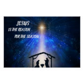 イエスがポスター出生場 ポスター (正面)