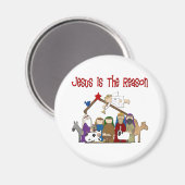 イエスがマネジャーのシーンを描く理由 マグネット (正面/裏面)