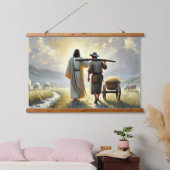 イエスがヨーク素朴した木の上の壁のタペストリー 吊り下げ型タペストリー (寝室)