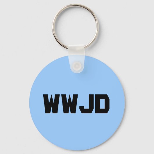 イエスが何をするのか キーホルダー (正面)