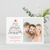 イエスが写真クリスマスカードの理由 (スタンド正面)