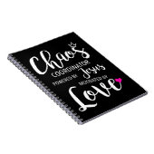 イエスが動機を持つカオスコーディネーター先生 ノートブック (右側)