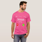イエスが呼んでいる – クリスチャン Tシャツ (正面フル)