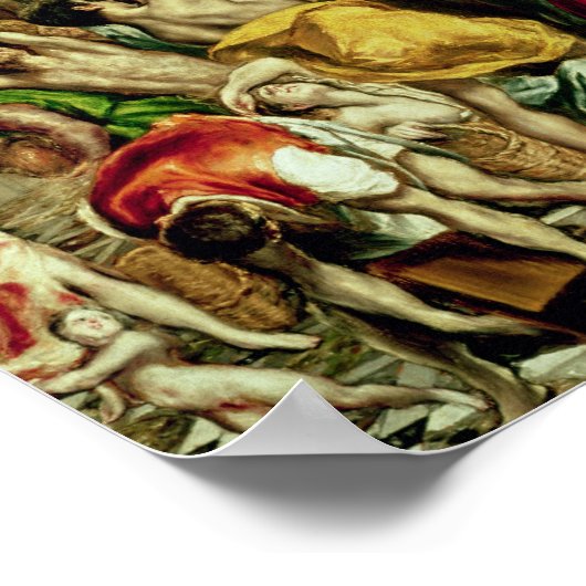 イエスが商人たちを神殿から導く ポスター (角)