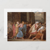 イエスが商人たちを神殿から導く ポストカード (正面/裏面)
