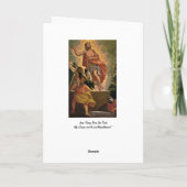 イエスが墓の上に復活した シーズンカード (裏面)