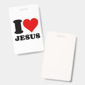 イエスが大好きなクリスチャンの名言 バッジ (正面＆裏面)