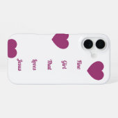 "イエスが大好きな素敵な女性" スマホケース、 iPhone 16ケース (裏面横)