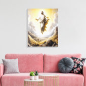 イエスが天国門で勝利 キャンバスプリント (インサイチュ (リビング))