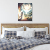 イエスが天国門で勝利 キャンバスプリント (インサイチュ (寝室))