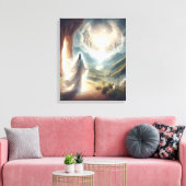 イエスが天国門で勝利 キャンバスプリント (インサイチュ (リビング))