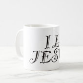 イエスが好きな人のための名言 コーヒーマグカップ (正面左)