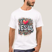イエスが好き #8 Tシャツ (正面)