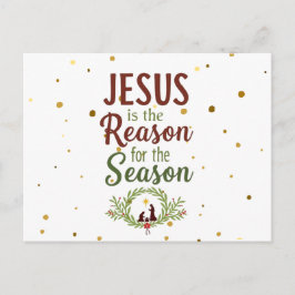 イエスが季節のはがきの理由だ ポストカード