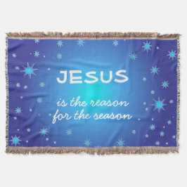 イエスが季節のクリスマスの理由だ スローブランケット