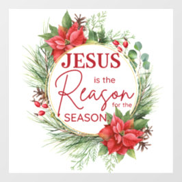 イエスが季節のクリスマスの理由 ウィンドウサイン