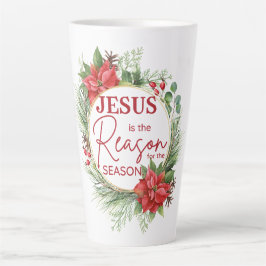 イエスが季節のクリスマスの理由 カフェラテマグ