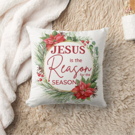 イエスが季節のクリスマスの理由 クッション