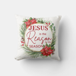イエスが季節のクリスマスの理由 クッション
