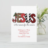 イエスが季節のクリスマスの理由 シーズンカード (スタンド正面)