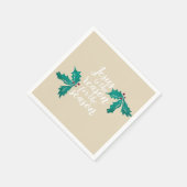 イエスが季節のクリスマスの理由 スタンダードカクテルナプキン (角)