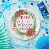 イエスが季節のクリスマスの理由 ペーパープレート (パーティー)