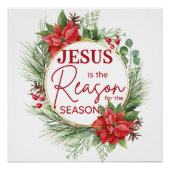 イエスが季節のクリスマスの理由 ポスター (正面)