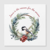 イエスが季節のクリスマス引用文の理由 (正面)