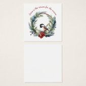 イエスが季節のクリスマス引用文の理由 (正面&裏面)