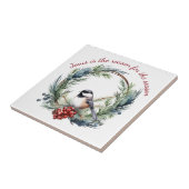 イエスが季節のクリスマス引用文の理由 タイル (側面)